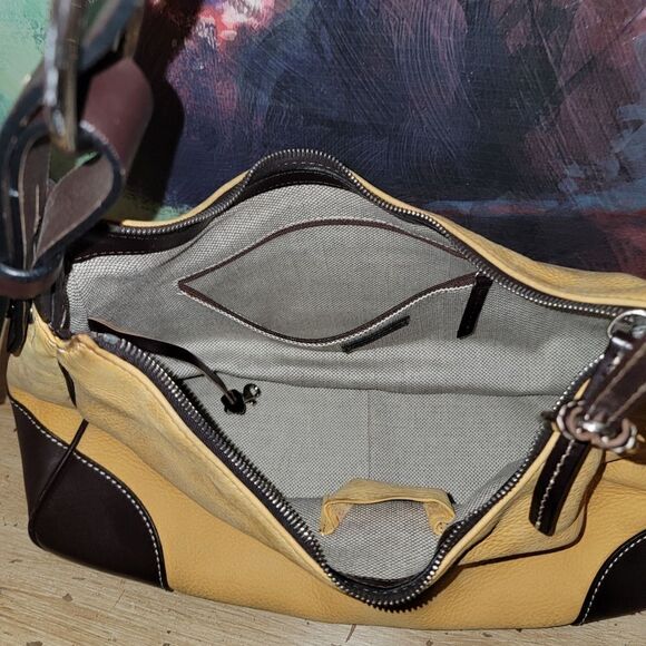 Dooney & Bourke 1975 Soft Leather Hobo Style Handbag Purse - Picture 11 of 17